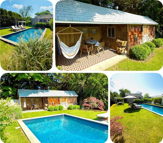Private backyard and pool at 42 Dale Street